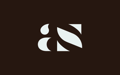 as or sa and a, s Lowercase Letter Initial Logo Design, Vector Template