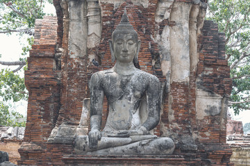 Ayutthaya tempel Bangkok - Thailand March 2020