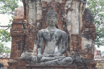 Obraz premium Ayutthaya tempel Bangkok - Thailand March 2020