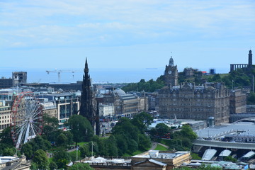 Fototapeta premium エディバラの街並み