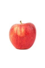 Red apple Gala isolated on the white background
