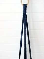 Blue Macrame detail