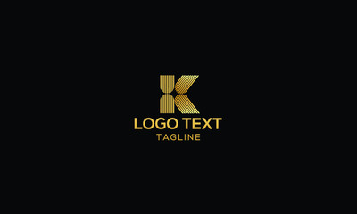 KK Letter logo design template vector Sign Symbol Monogram