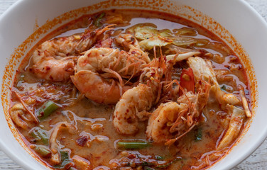 Thai Mixed Soup Dishes 