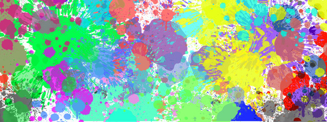Obraz na płótnie Canvas abstract farb splash