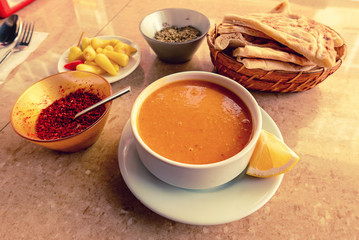 Traditional turkish soup
