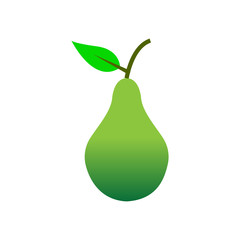 Avocado icon illustration