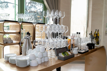 Business meeting breakfast full set