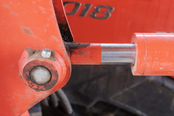 old rusty industrial machine