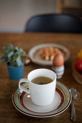 Breakfast on the table at home