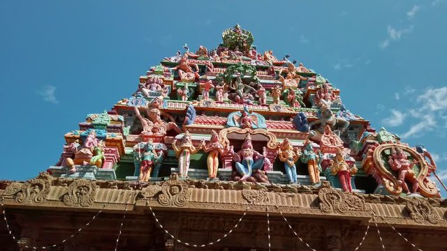 Chennai, India. View of Arulmigu Kapaleeswarar Temple in Chennai.