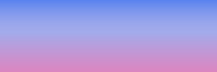 Abstract banner with pink and blue gradient. Clear sky at sunrise
