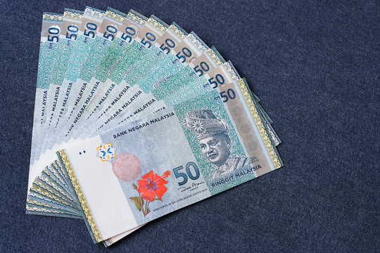 Bank Note Malaysia Ringgit RM50 Economy Investment Exchange Market Fortune