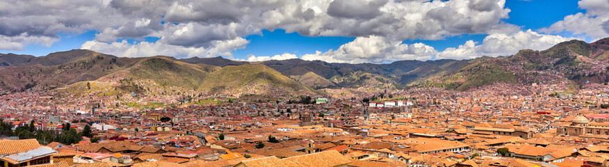 Fototapeta na wymiar Cusco rooftops, Peru