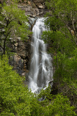Obraz premium Bridal Veil Waterfall In The Black Hills Of South Dakota