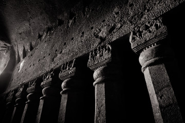 Kanheri Caves in Mumbai India