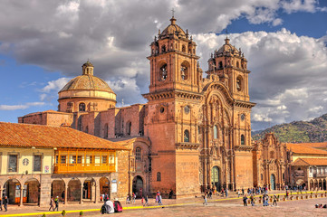 Fototapeta na wymiar Cusco, Peru, Historical landmarks, HDR Image