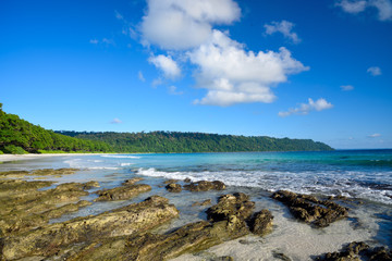 Sea beach and blue sky