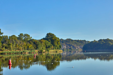 Fototapeta premium La Rance Estuary, Brittany, France
