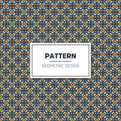 Seamless geometric black and white pattern