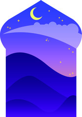 background full color special ramadan