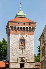 Naklejka premium Detail of monument in Krakow, Poland