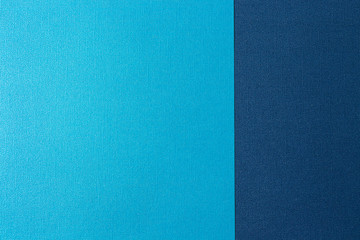 Paper background two shades of blue. Creative series background image for your text and design.
