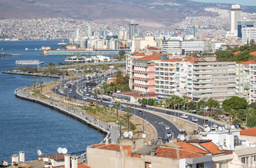 Izmir, Turkey - third most populous city in Turkey, and second largest urban agglomeration on the...