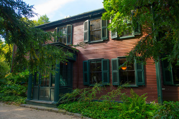 Frederick Law Olmsted National Historic Site NHS at 99 Warren Street in town of Brookline near Boston, Massachusetts, MA, USA.