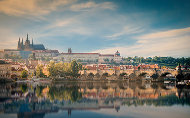 Fototapeta na wymiar Charles bridge in Prague, Czech republic 
