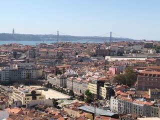 Ausblick über Lissabon