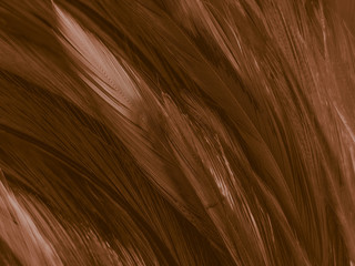 Beautiful abstract white and brown feathers on white background and soft yellow feather texture on white pattern and yellow background, feather background, gold feathers banners