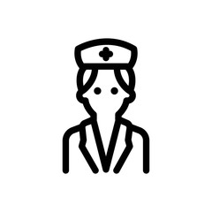 Nurse Line Icon