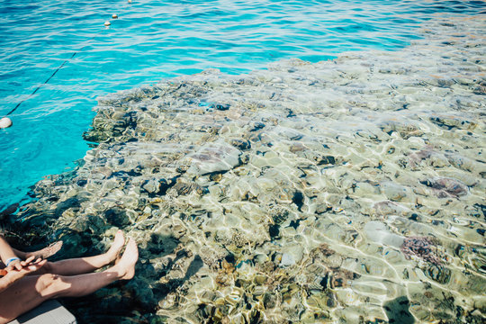 blue water of Red Sea 