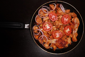 Chicken sixty five, a spicy fried chicken dish in India, Singapore and Sri Lanka.