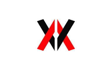AV or VA and A, V Uppercase Letter Initial Logo Design, Vector Template