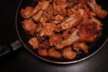 Chicken sixty five, a spicy fried chicken dish in India, Singapore and Sri Lanka.