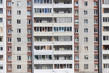 Obraz premium multi-storey residential building in Russia