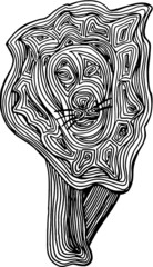 liongh vector line for background