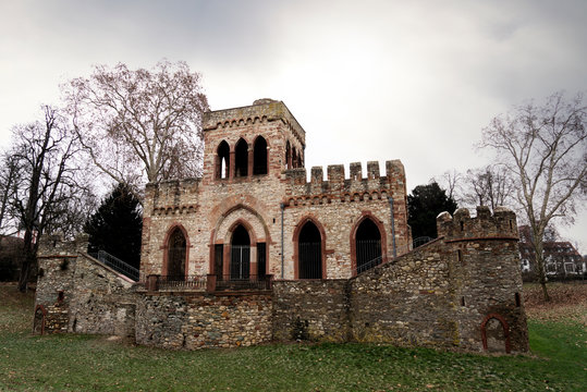 Schloss Park. Wiesbaden. Schlosspark Biebrich.