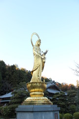 Fototapeta premium 黄金に輝く像