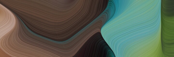 abstract moving header with dark slate gray, cadet blue and old mauve colors. fluid curved lines with dynamic flowing waves and curves