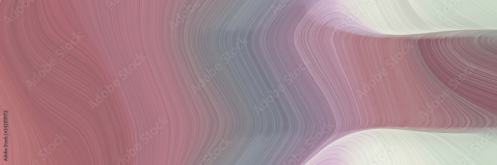 Aufkleber abstract moving designed horizontal header with antique fuchsia, light gray and pastel purple colors