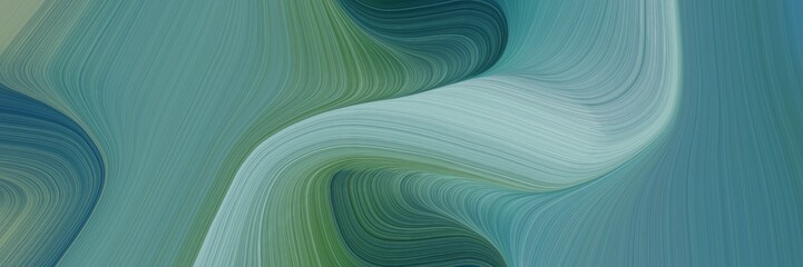 abstract colorful header with blue chill, pastel blue and dark slate gray colors. fluid curved lines with dynamic flowing waves and curves