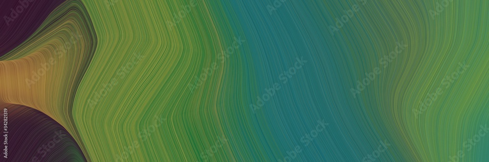 Poster abstract modern header design with dark olive green, pastel brown and very dark violet colors. fluid