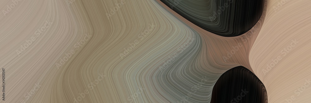 Poster abstract artistic horizontal header with gray gray, very dark green and dark olive green colors. flu