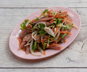 Thai Food Mixed Dishes - Mixed Spicy Salads 