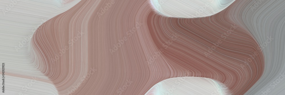 Poster abstract colorful header with gray gray, pastel gray and silver colors. fluid curved lines with dynamic flowing waves and curves