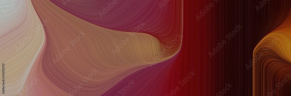 Poster abstract artistic designed horizontal header with old mauve, rosy brown and very dark red colors. fl