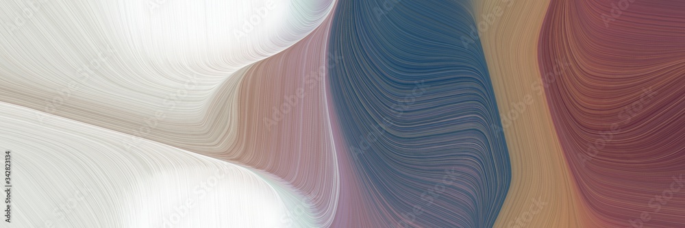 Poster abstract modern header design with pastel gray, light gray and dark slate gray colors. fluid curved 